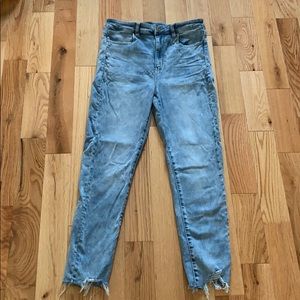 AE highest rise cropped jegging size 10